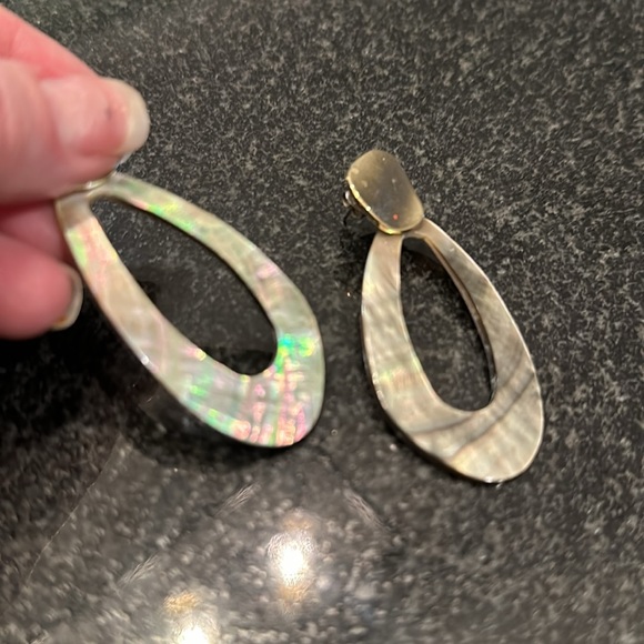 Pearlescent earrings - Picture 3 of 4